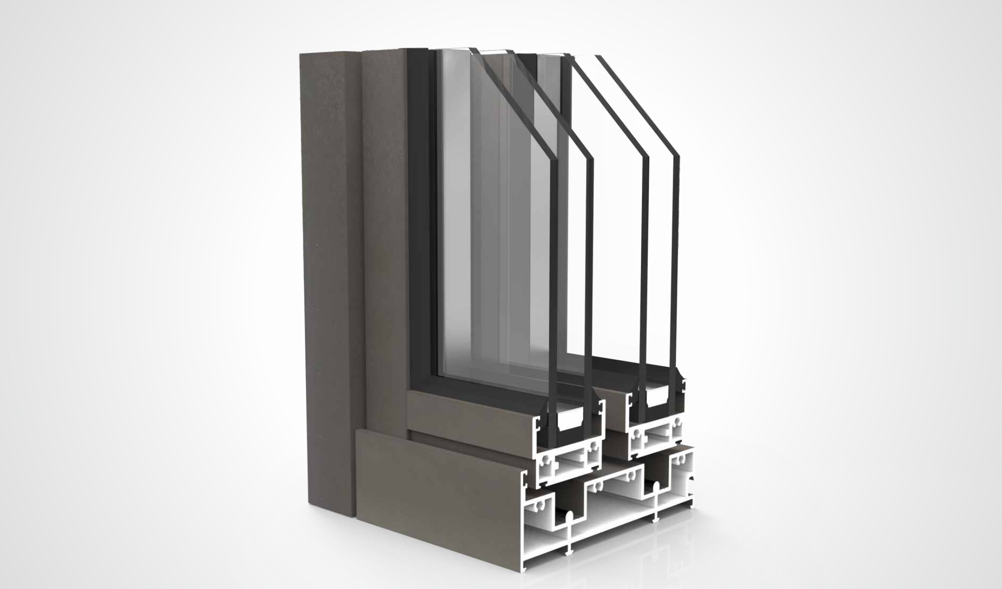 Stylish Glass Double Glaze Anti Theft Aluminum Stack Slide Door | Commercial Aluminum Sliding Doors