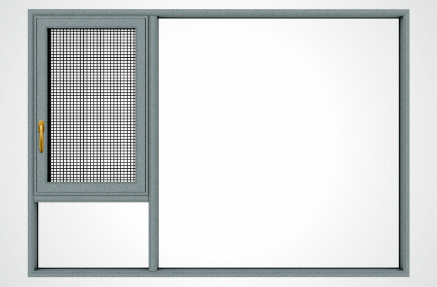 Open-inside Inverted Window