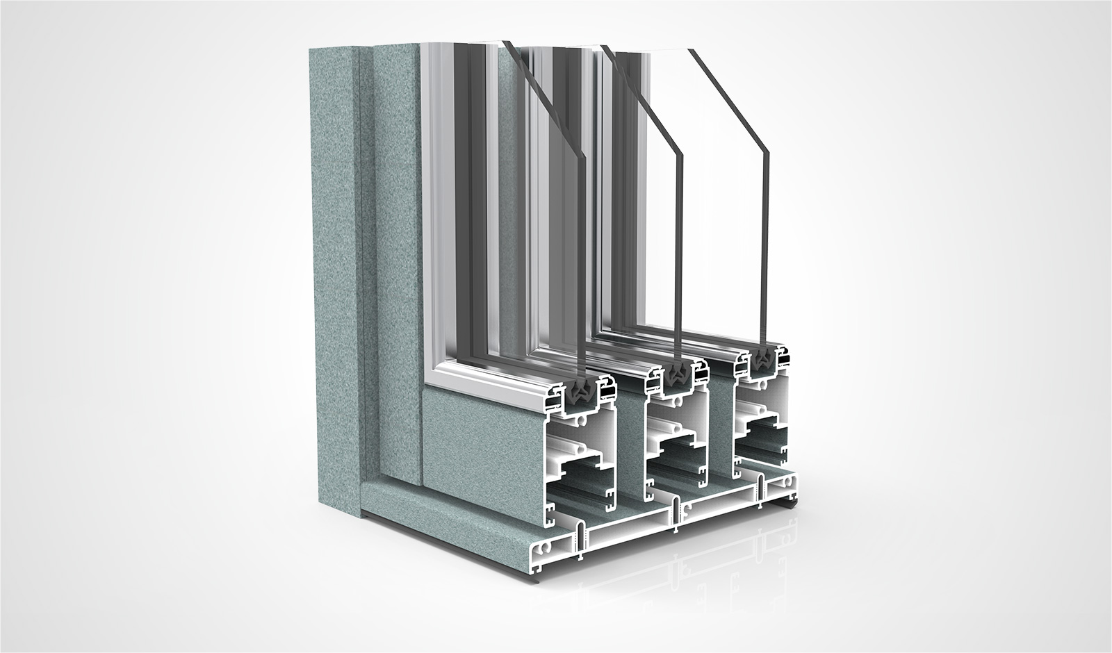 Aluminum Alloy Profile Frame Glass Slide Door/Hoisting Door | Aluminum Profile Glass Door