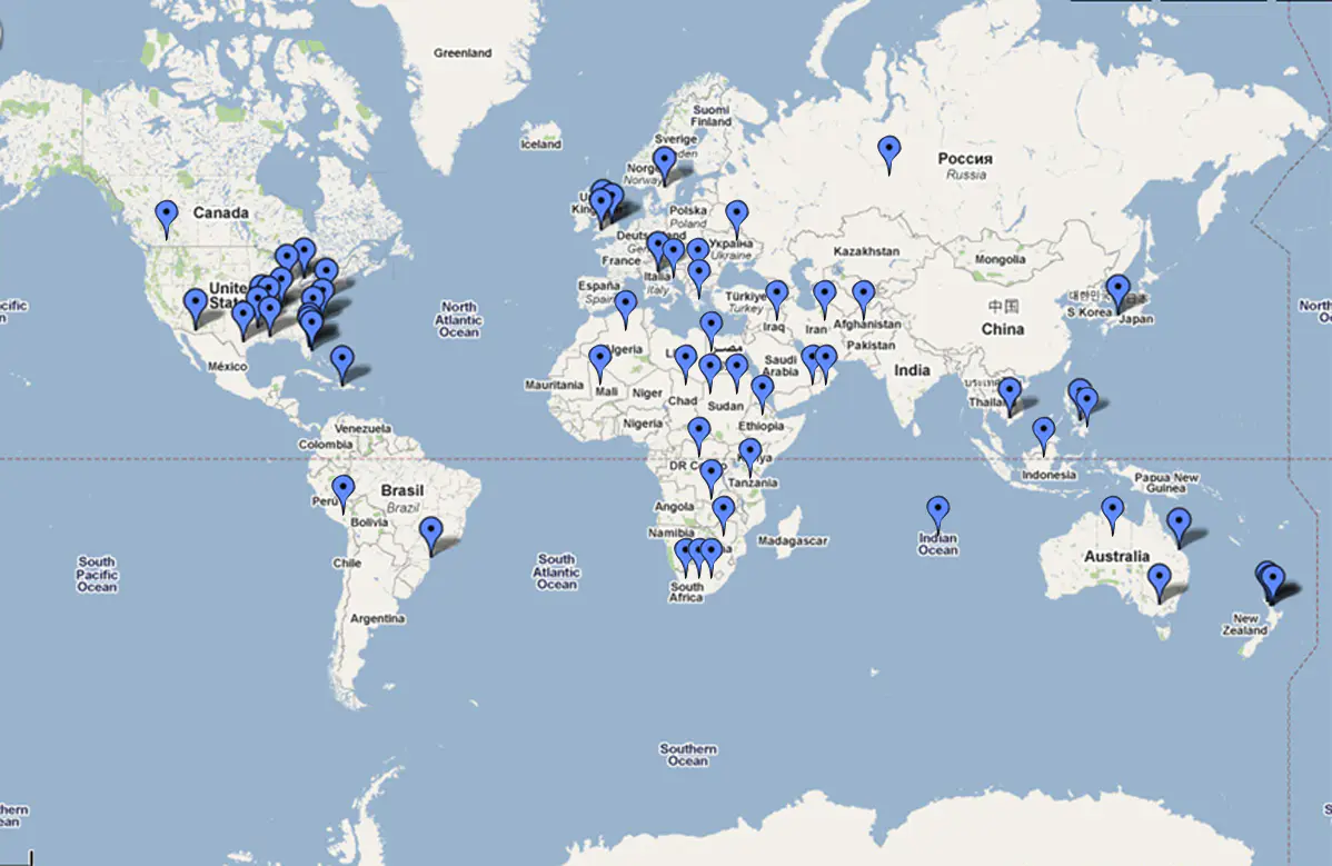 Our Customers Are All Over The World
